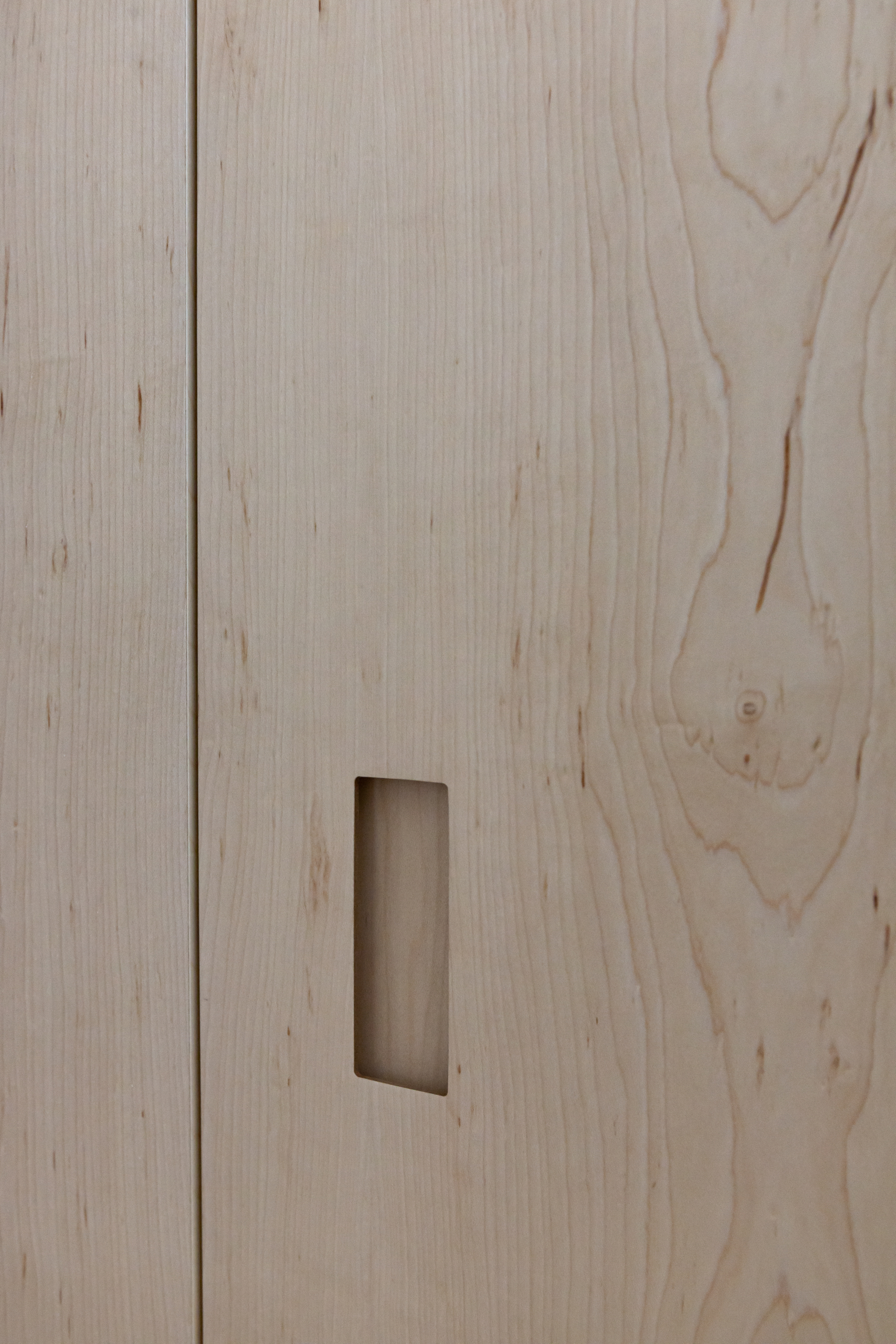 Diseño de puerta con avabado en madera